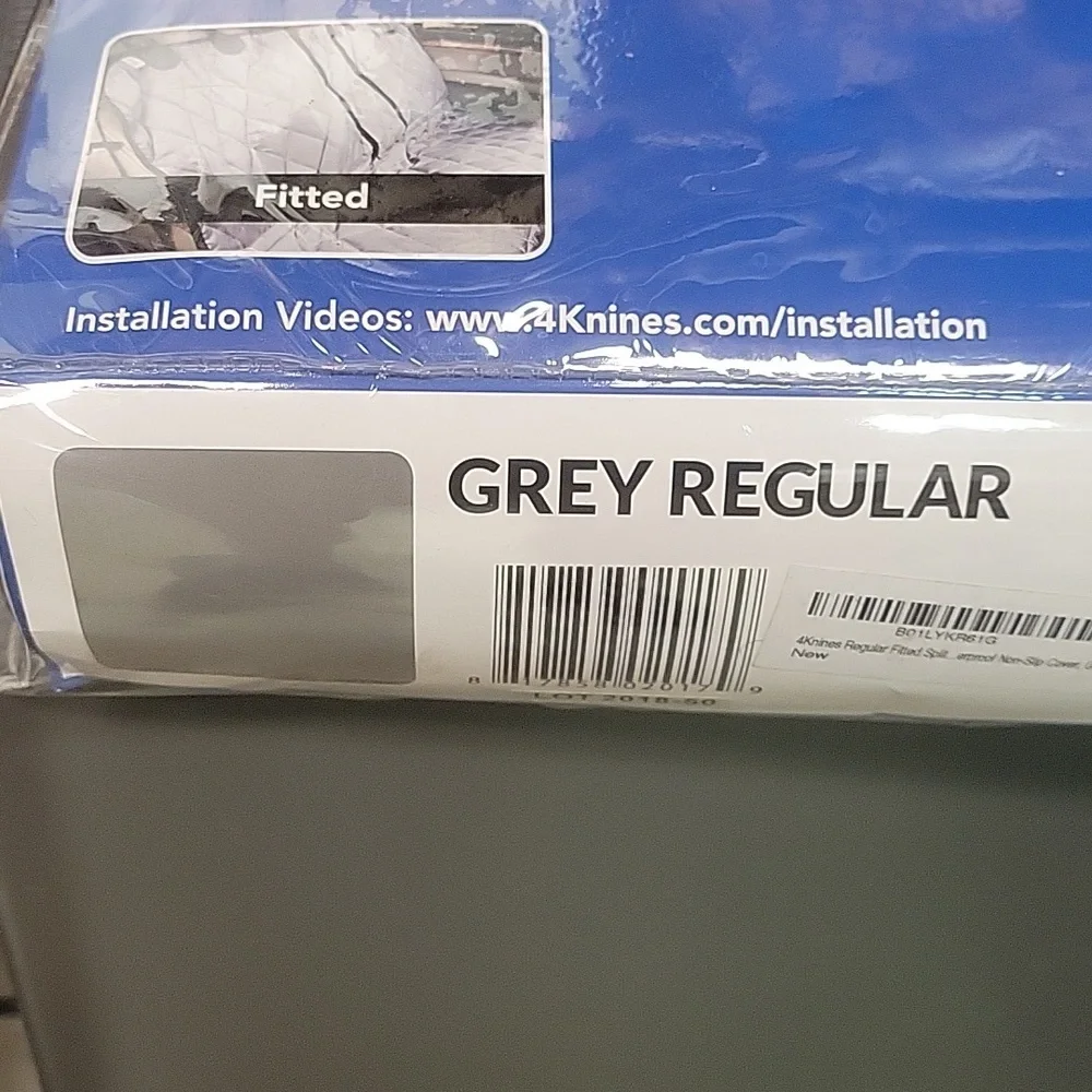 MONEY DONATED TO SPCA 4knines Split car seat cover fitted Gray.